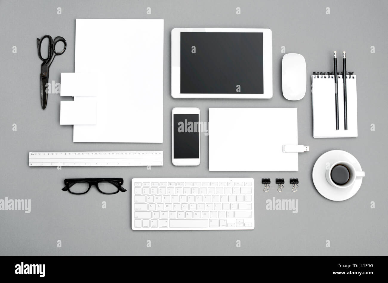 Modèle de l'identité d'entreprise Banque D'Images