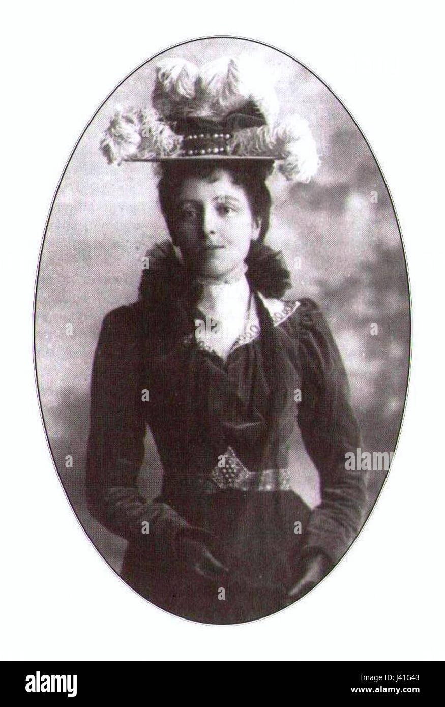 Lucy Maud Montgomery était une auteure canadienne, surtout connue pour avoir créé la série bien-aimée Anne of Green Gables. Ses œuvres ont été célébrées pour leur représentation de la vie canadienne, du paysage et des histoires de l'âge adulte. Banque D'Images