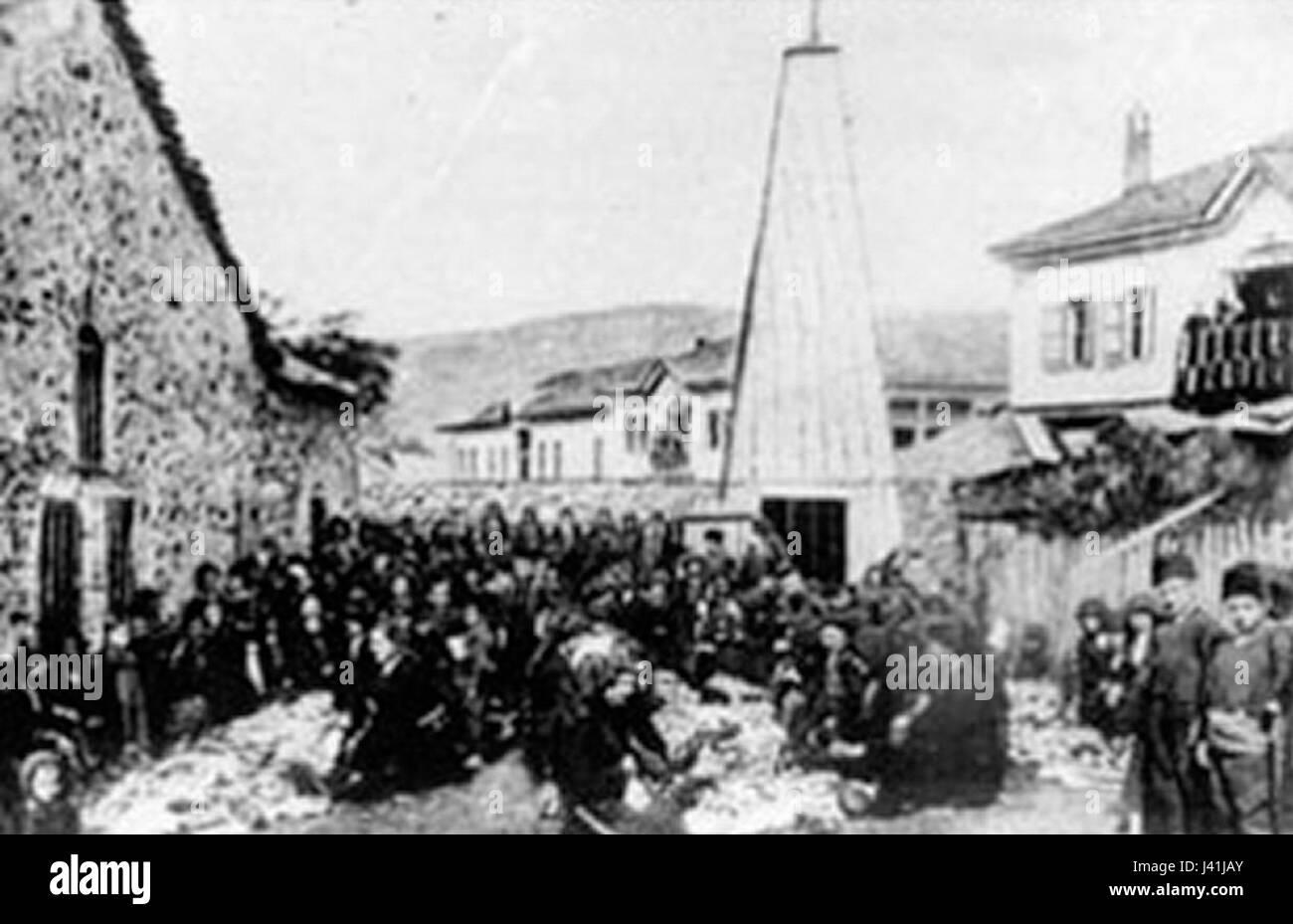 Massaker à Batak Spanien 1876 2 Banque D'Images