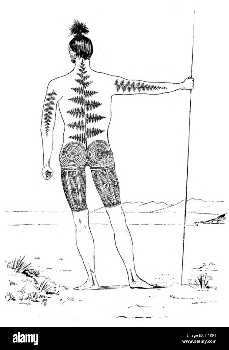 Maoritattoo Banque D'Images