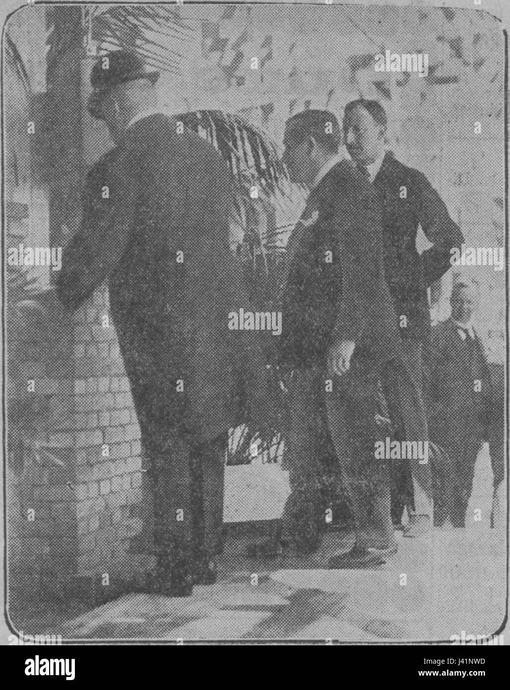 Poser la première pierre pour le stade olympique Amsterdam 02 Banque D'Images