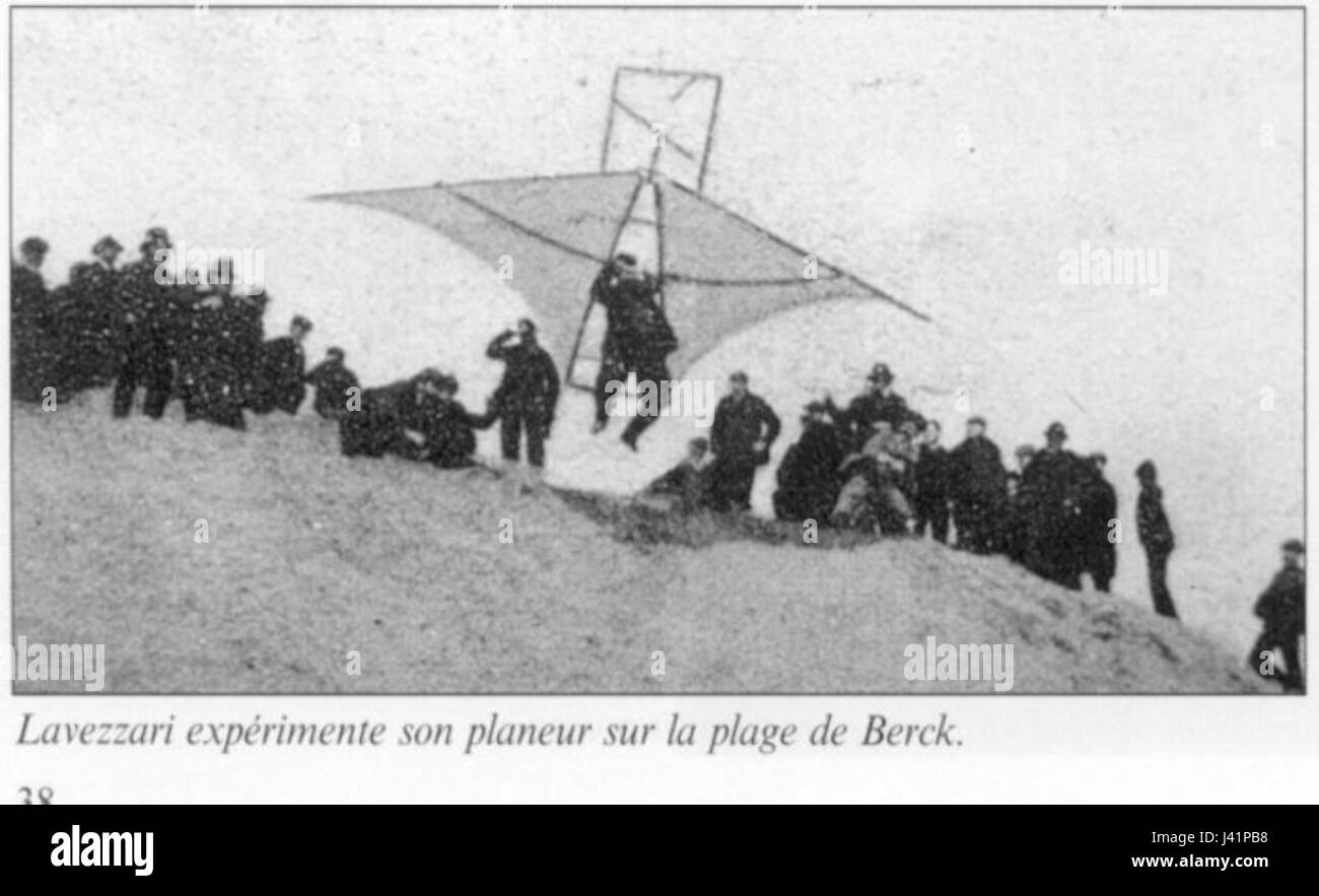 Deltaplane Lavezzari Banque D'Images