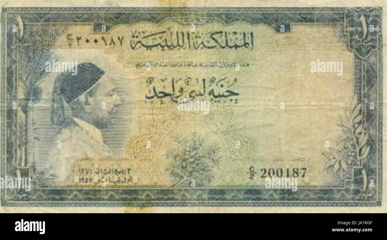 L’argent libyen fait référence à la monnaie utilisée en Libye, y compris le dinar libyen (LYD). La monnaie a subi des changements au fil des ans en raison des changements politiques et économiques dans le pays. Banque D'Images