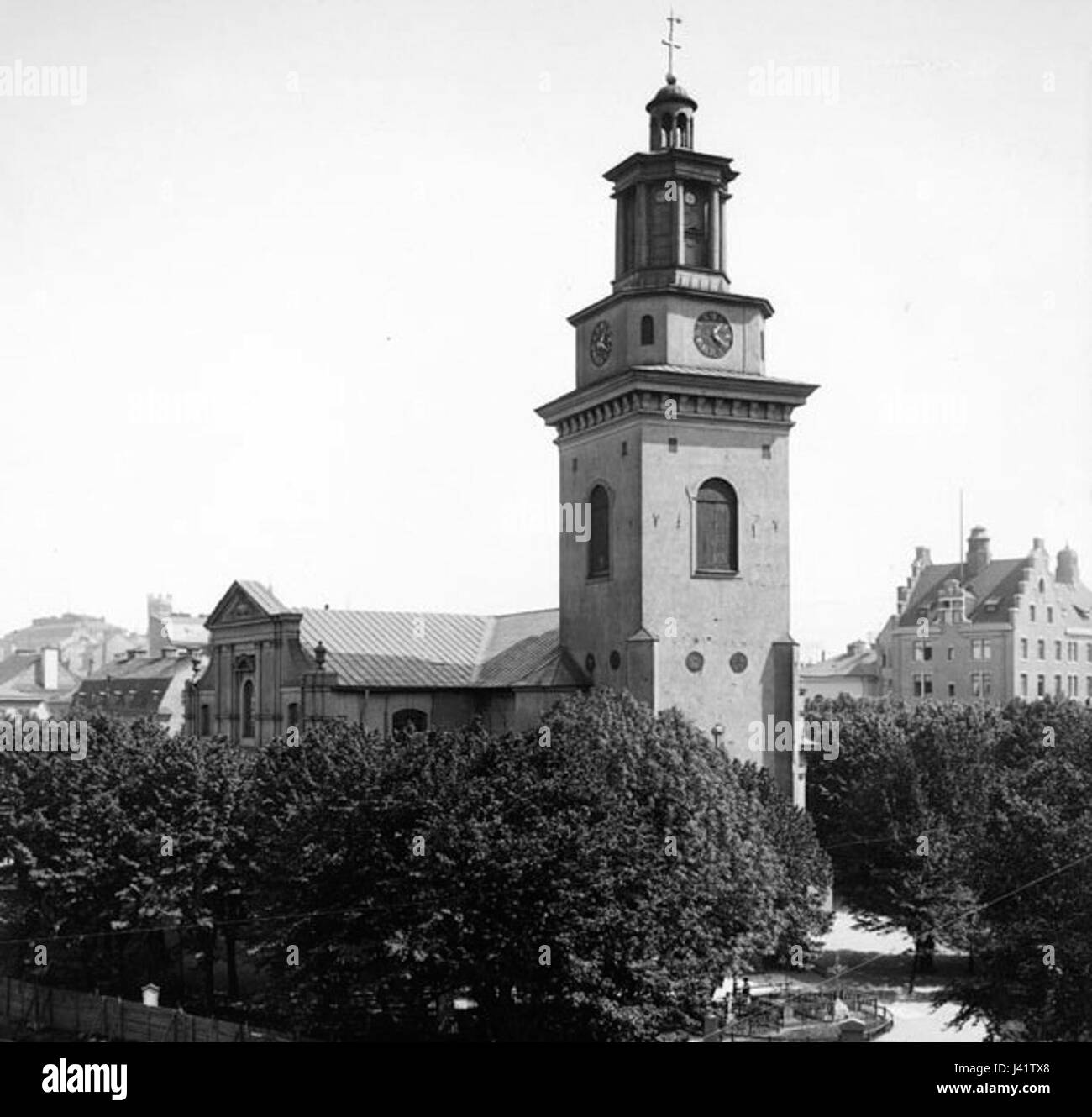 Maria Magdalena kyrka 1910 tal Banque D'Images