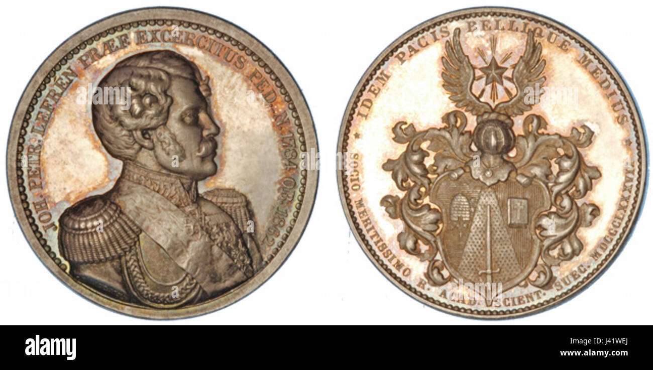 Portrait ou œuvre d'art intitulé « Lefren Johan Peter » par l'artiste Lea Ahlborn, connue pour capturer des sujets détaillés et expressifs. Banque D'Images