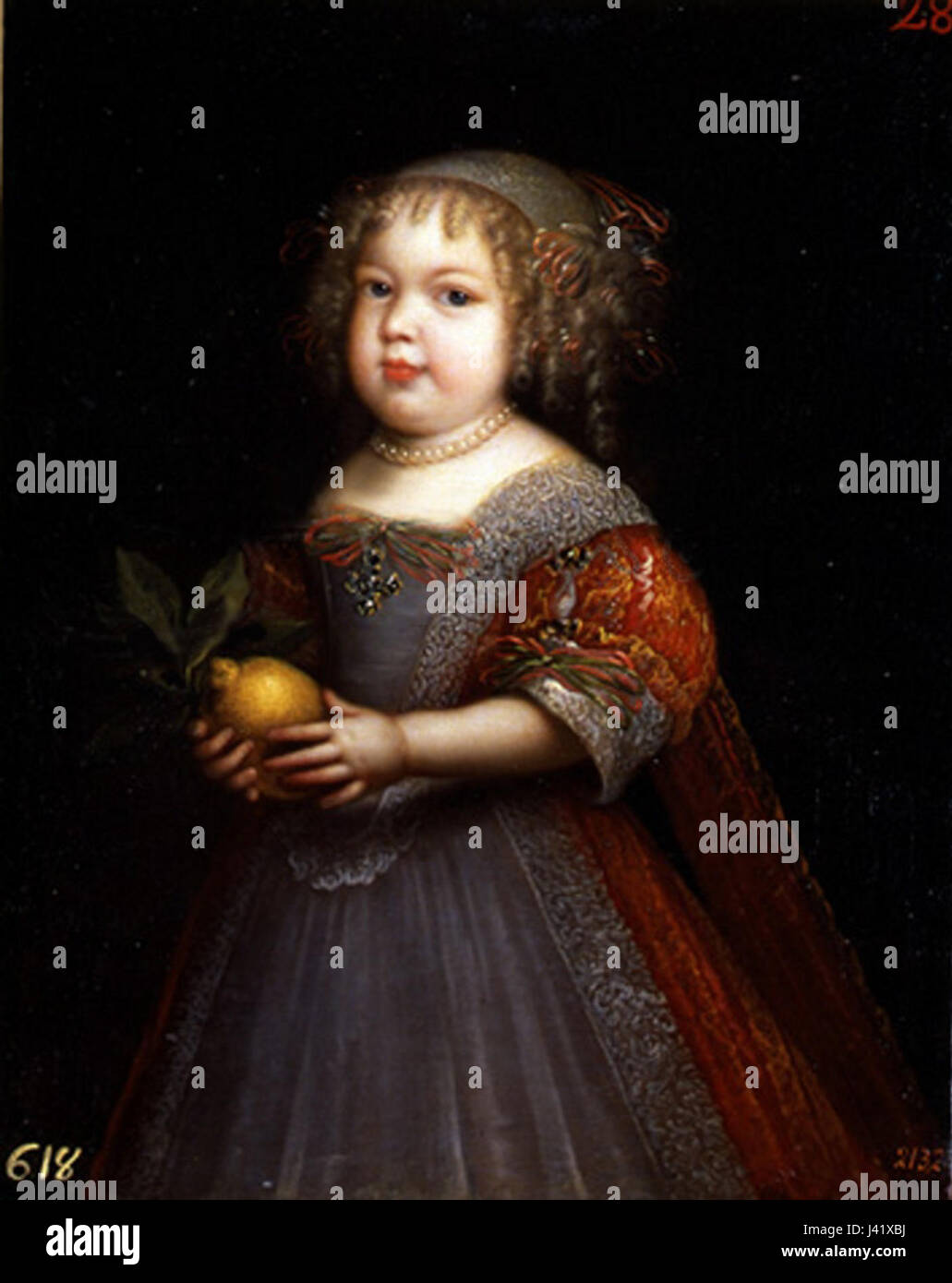 Marie Thérèse de Bourbon était une princesse française et une figure importante de l'aristocratie européenne au XVIIe siècle. Elle a joué un rôle clé dans la famille royale et était connue pour son influence politique et son statut noble. Banque D'Images