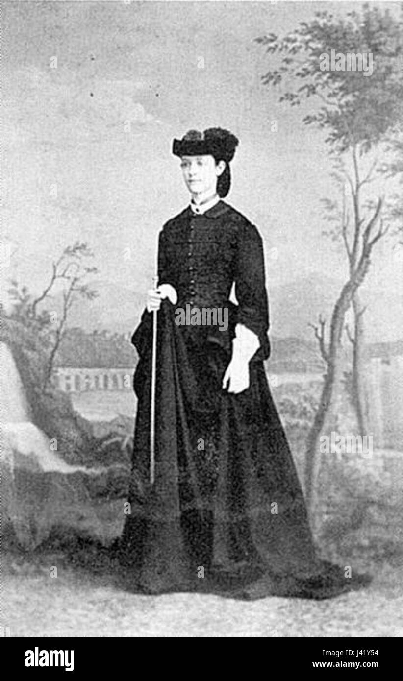 Une référence historique à Maria Annunziata de la famille Bourbon-Sicilia, née en 1843 et décédée en 1871, représentant l'aristocratie européenne et la lignée royale. Banque D'Images