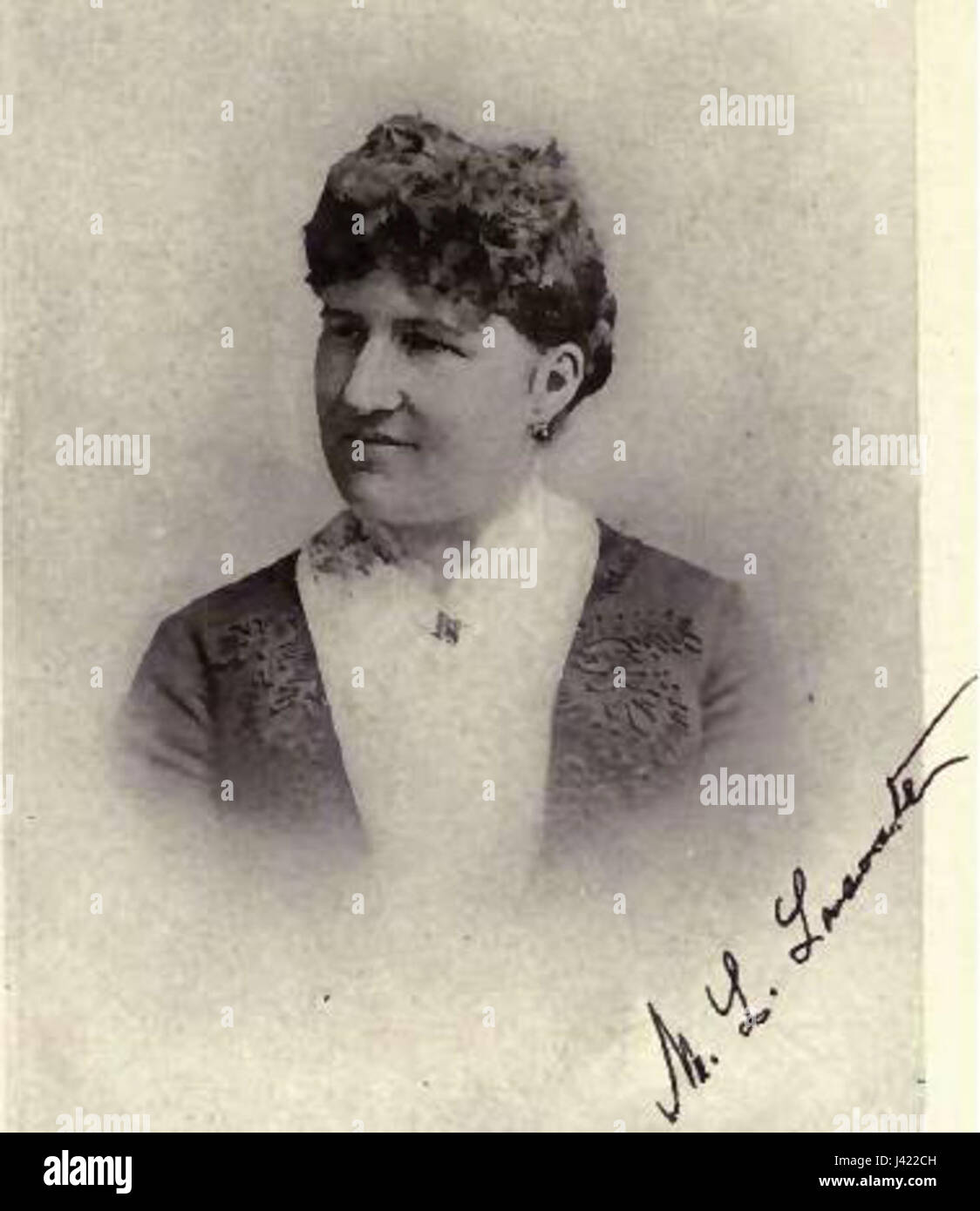 *Lady Marie Louise Lacoste* est un portrait ou une représentation, peut-être par l’artiste Arless de Montréal. Il pourrait s'agir d'une figure historique particulière ou d'une œuvre artistique liée à la culture canadienne-française. Banque D'Images