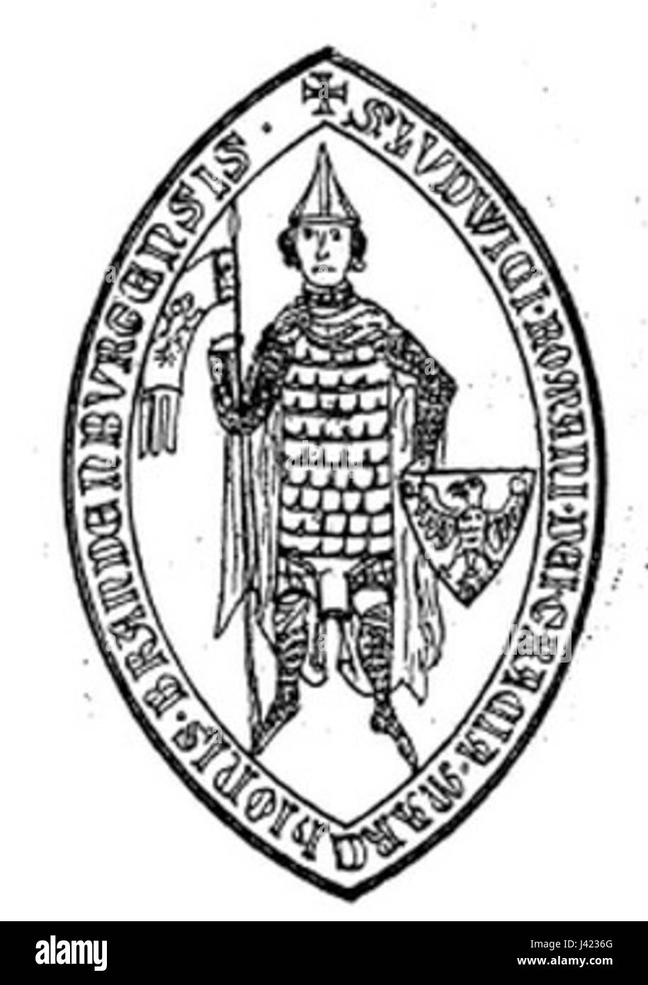 Louis VI, dit Louis le Romain, fut roi de France de 1108 jusqu'à sa mort en 1137. Son règne est marqué par des efforts pour renforcer l'autorité royale et se défendre contre les barons féodaux. On se souvient de Louis VI pour son accent sur la centralisation du pouvoir et le soutien de l'Église. Banque D'Images