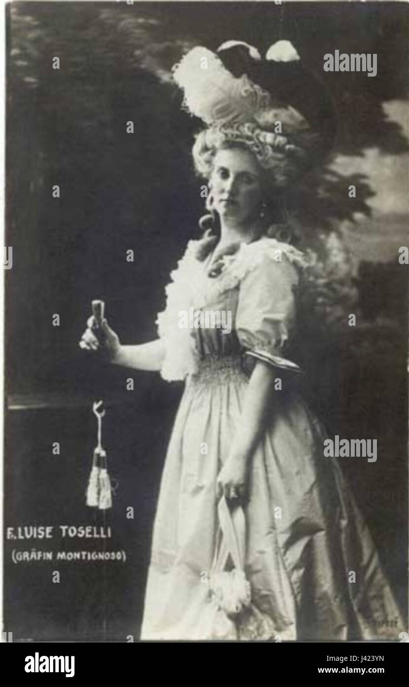 Luise von Toskana comme Marie Antoinette Banque D'Images