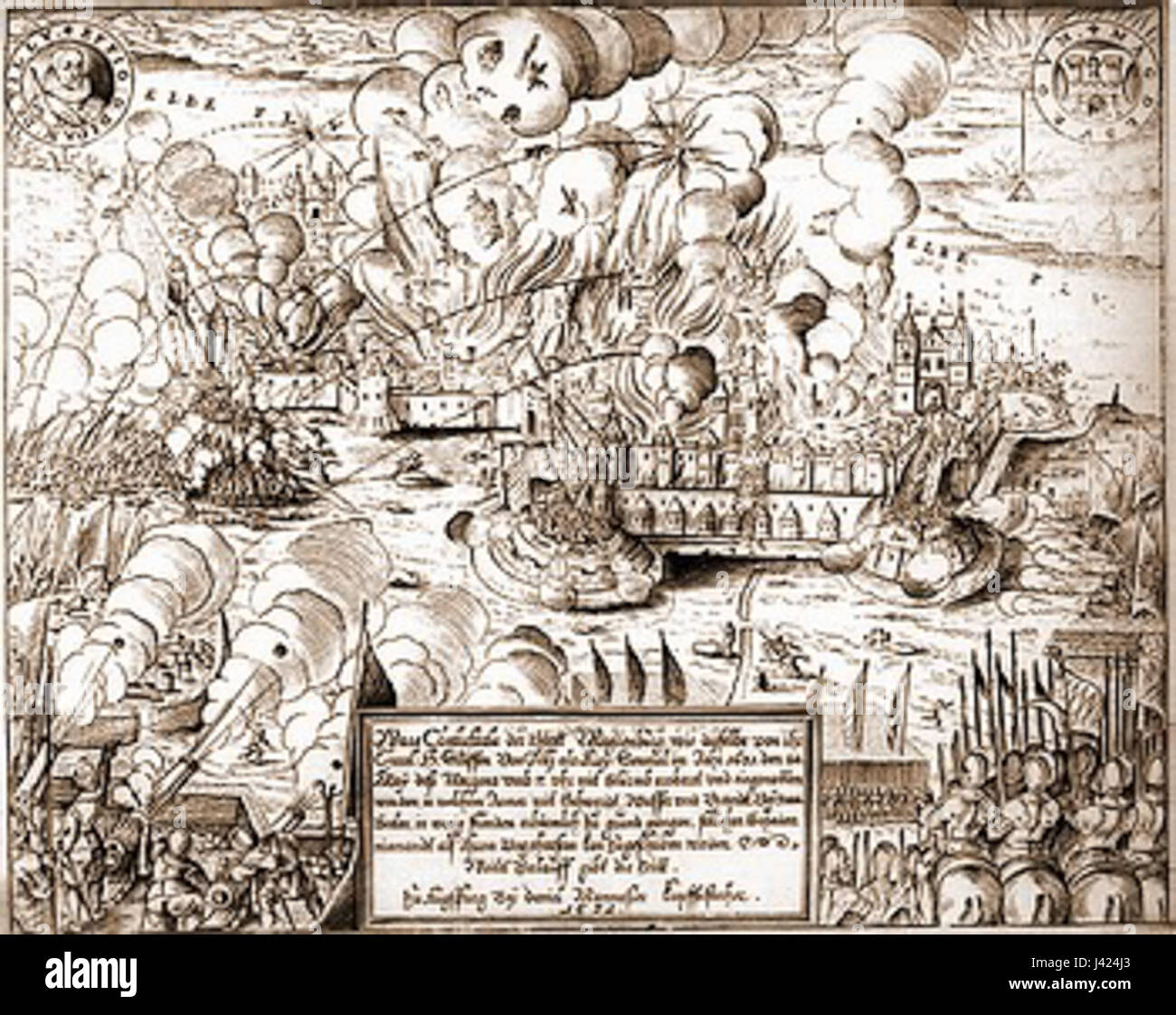 Magdeburgs assedio Banque D'Images