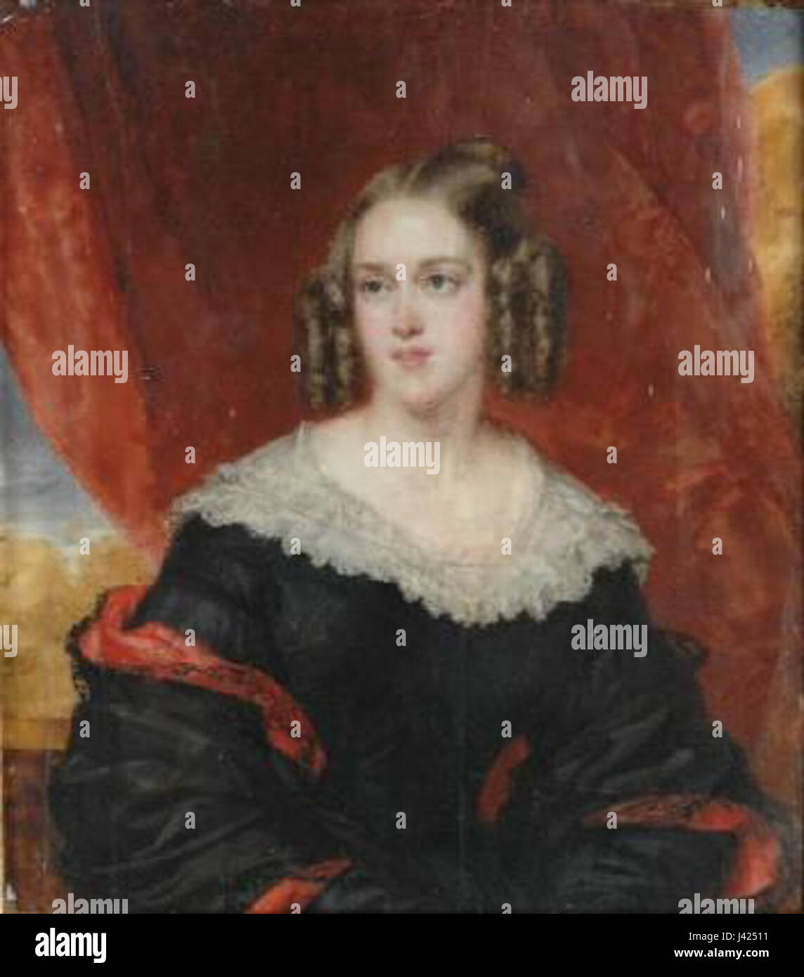 Louise Marie Therese Bourbon Artois 18191864 Banque D'Images