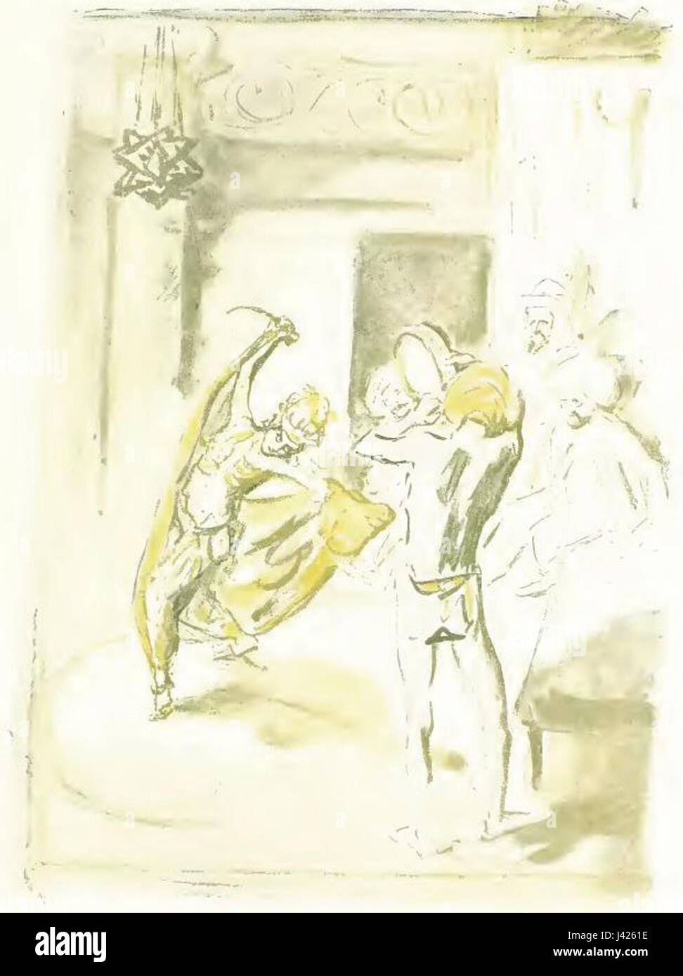 Max Slevogt Ali Baba illustration 3 Banque D'Images