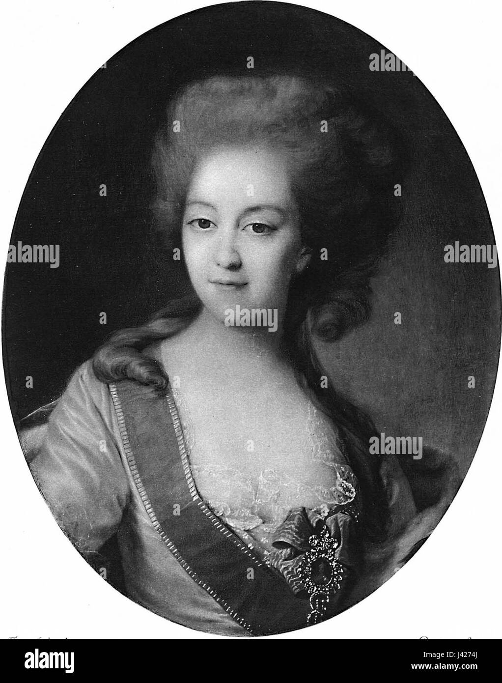 La Princesse Catherine Nikolaïevna Orloff Banque D'Images
