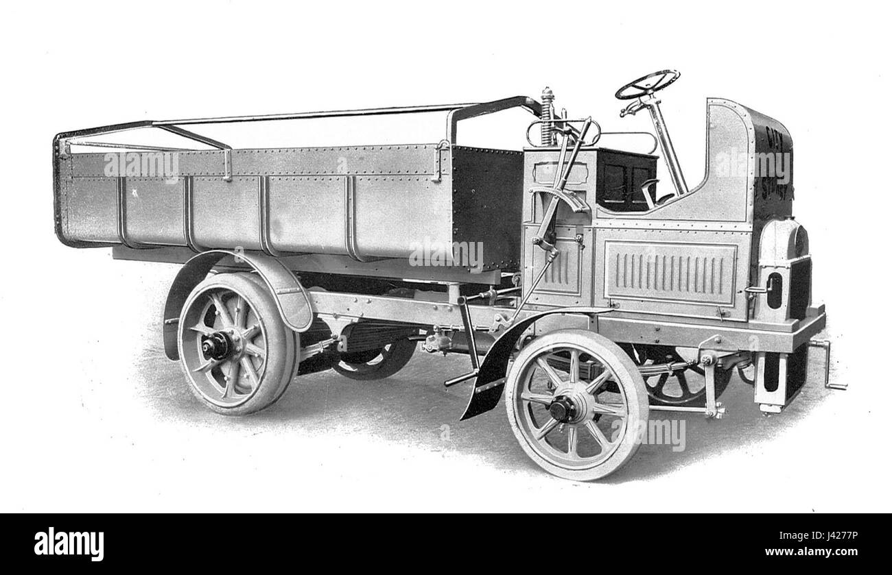 Le wagon à essence Leyland, tel que discuté dans « Modern Engines, vol V » de Rankin Kennedy, est un véhicule du début du XXe siècle qui présente des innovations dans le transport à essence. Ce waggon reflète les développements de la technologie des moteurs et de l'histoire automobile. Banque D'Images