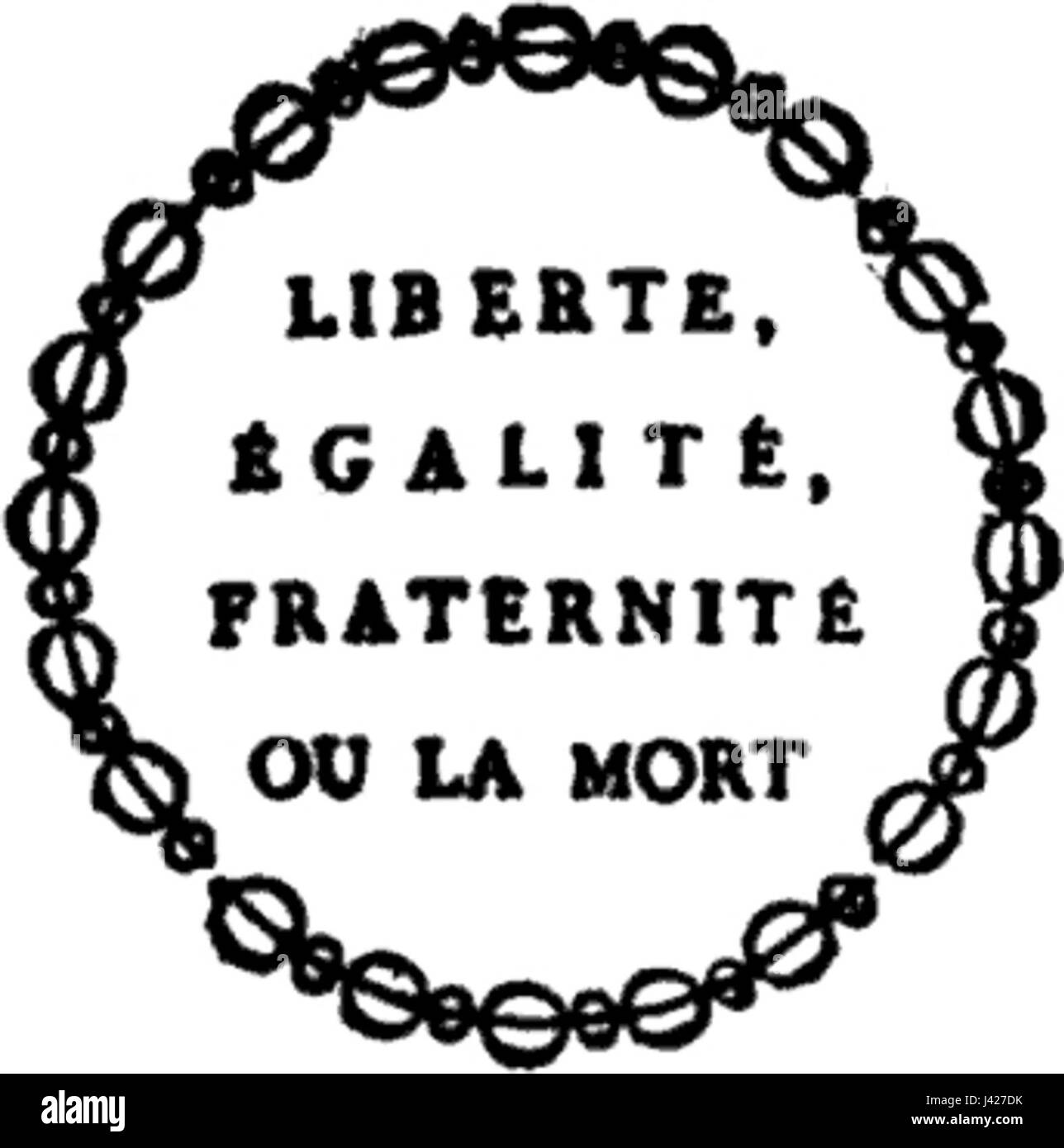 LibertyEqualityorDeath Banque D'Images