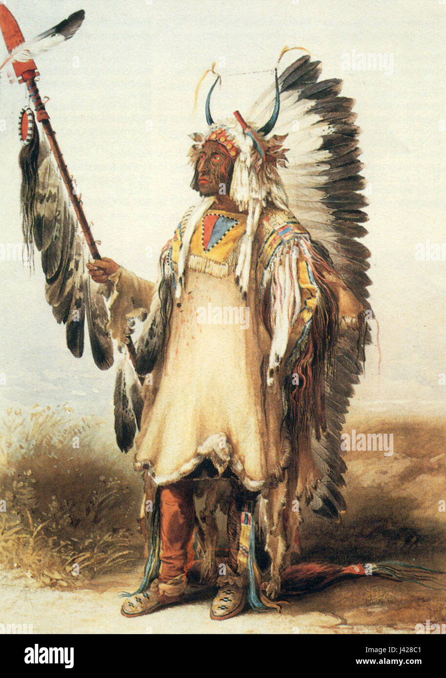 Mato Tope était un chef amérindien éminent des Sioux, connu pour son leadership pendant les guerres indiennes des Plaines. Son rôle dans la résistance contre l'expansion militaire américaine fut important au XIXe siècle. Banque D'Images