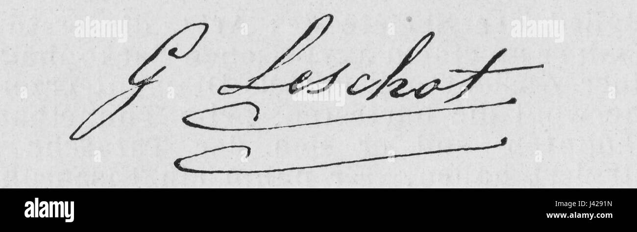 Leshot Unterschrift est un terme allemand, qui se traduit par 'Leshot signature' en anglais. Cela pourrait faire référence à une signature ou à une marque de quelqu'un nommé Leshot, potentiellement dans le contexte de l'art, de l'écriture ou de la documentation juridique. Banque D'Images
