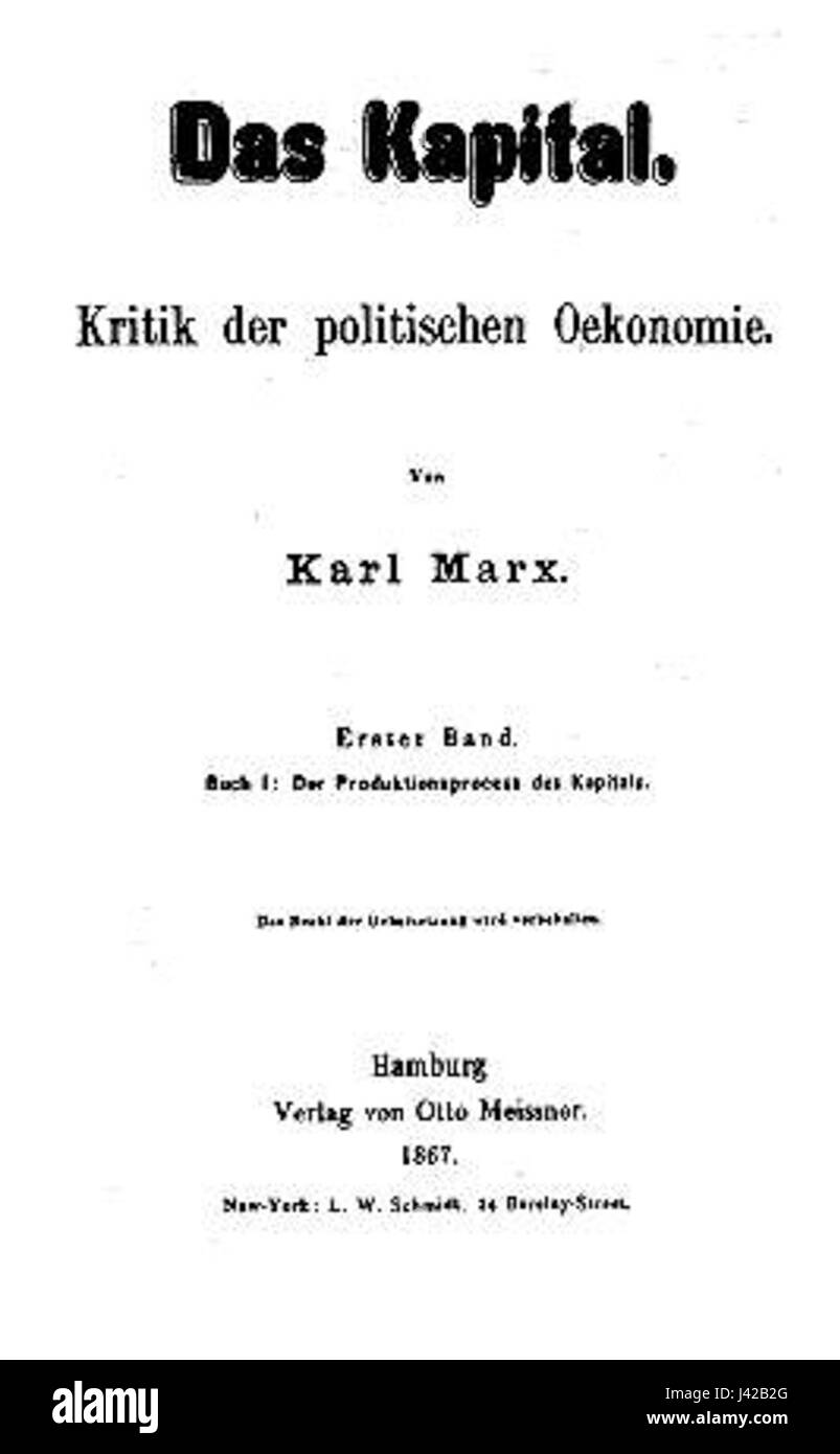 MarxKapital Banque D'Images