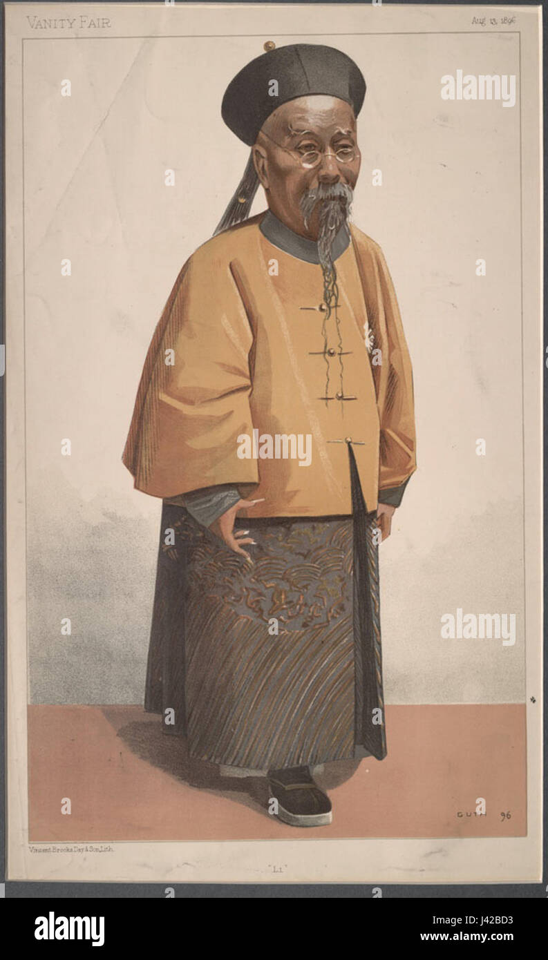 Li Hung Chang, Vanity Fair, 1896 08 13 Banque D'Images