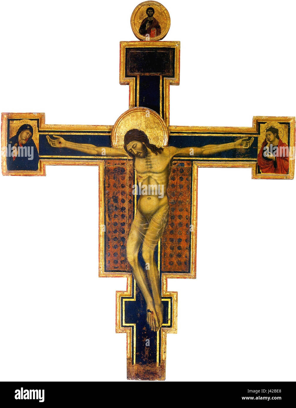 Maître de Citta di Castello, Crucifix. ca. 1320. Madonna delle Grazie, Montecorboli Banque D'Images