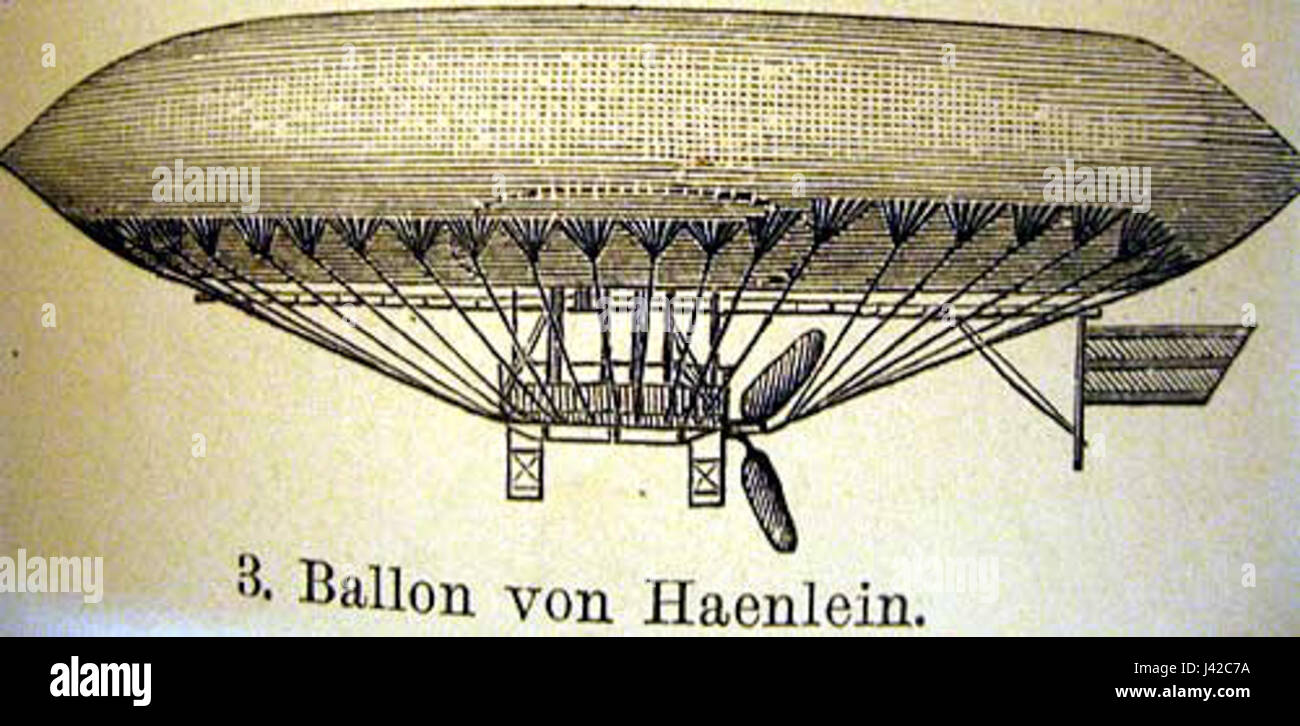 Luftschiff Haenlein Banque D'Images