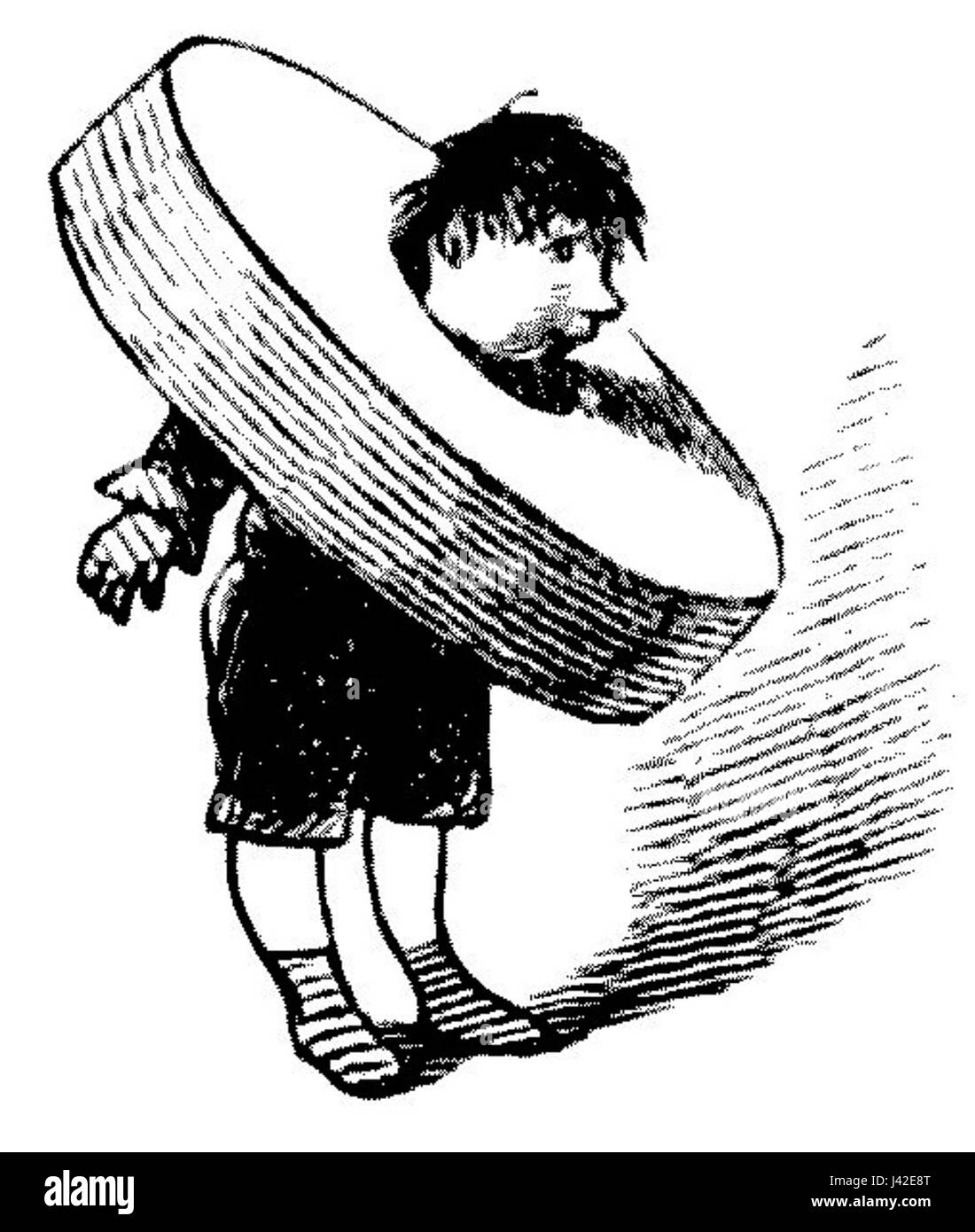 Il s'agit d'une publication d'une série scientifique allemande intitulée 'Lustige Botanik und Mineralogie', qui se concentre sur la botanique et la minéralogie avec des illustrations et des commentaires humoristiques. Banque D'Images