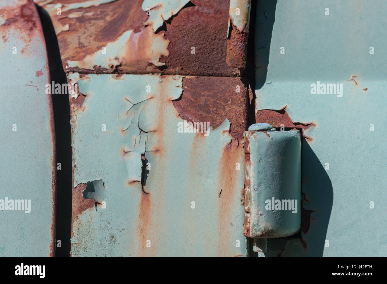 Détail d'une vieille camionnette dans les régions rurales de Virginie Banque D'Images