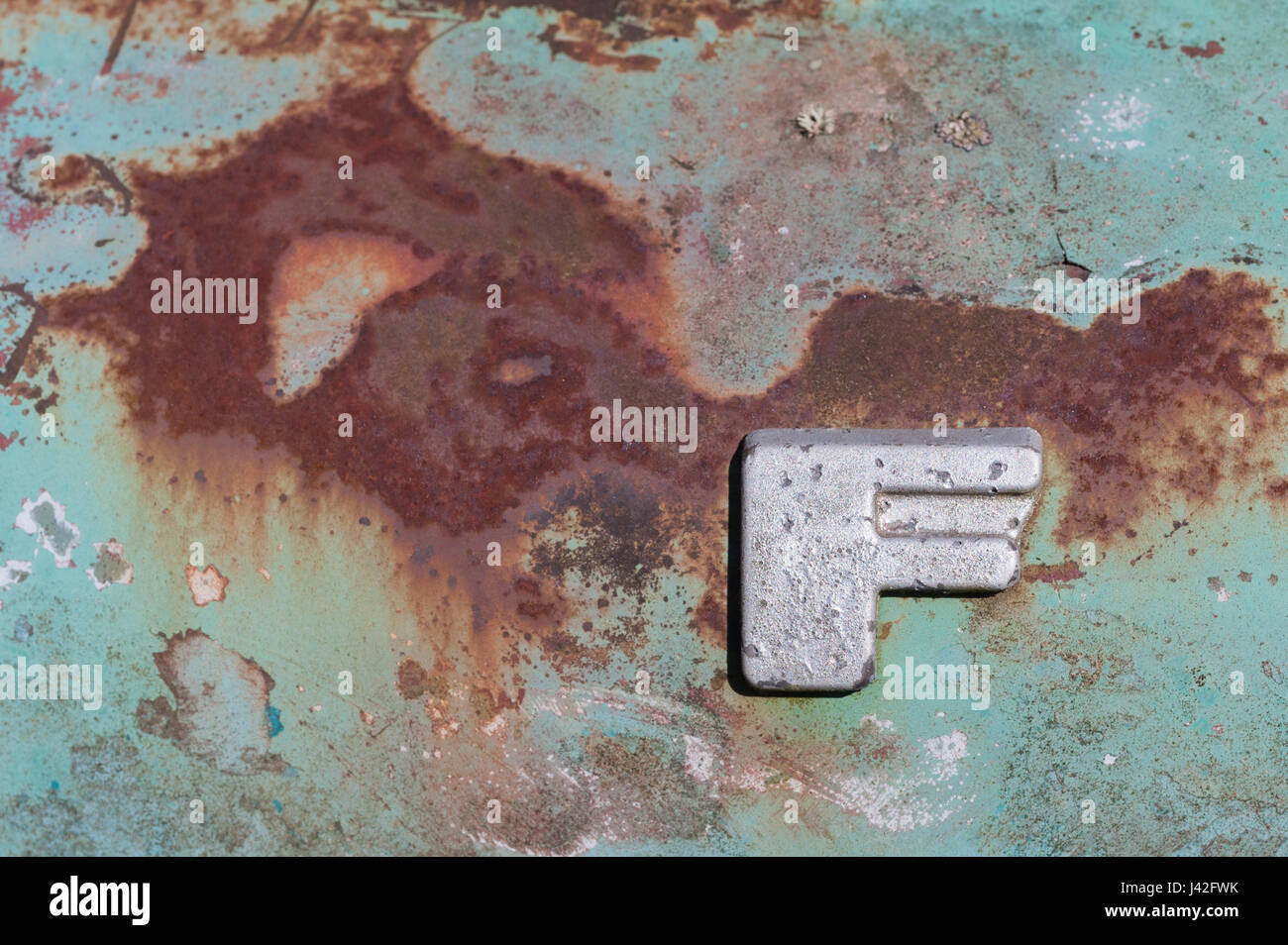 Détail d'une vieille camionnette dans les régions rurales de Virginie Banque D'Images