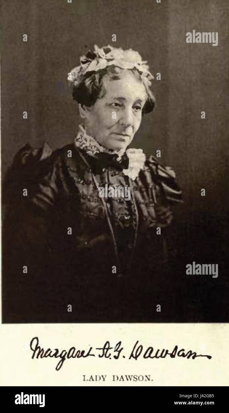 Lady Margaret Dawson par William Notman Banque D'Images
