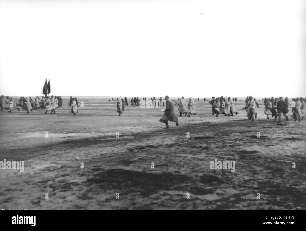 Une image ou un récit historique de l'attaque de Cronstadt, qui a eu lieu pendant la Révolution russe en 1921. Cet événement est important pour comprendre les conflits politiques et militaires du début de la période soviétique. Banque D'Images