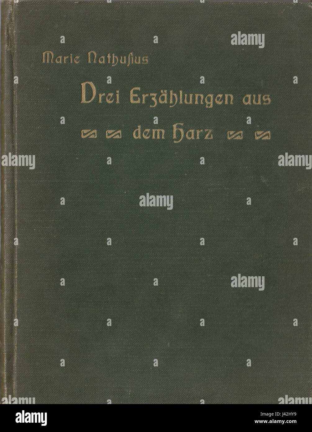 Marie Pipistrelle, Buchumschlag, Drei Erzaehlungen aus dem Harz, 1893 Banque D'Images