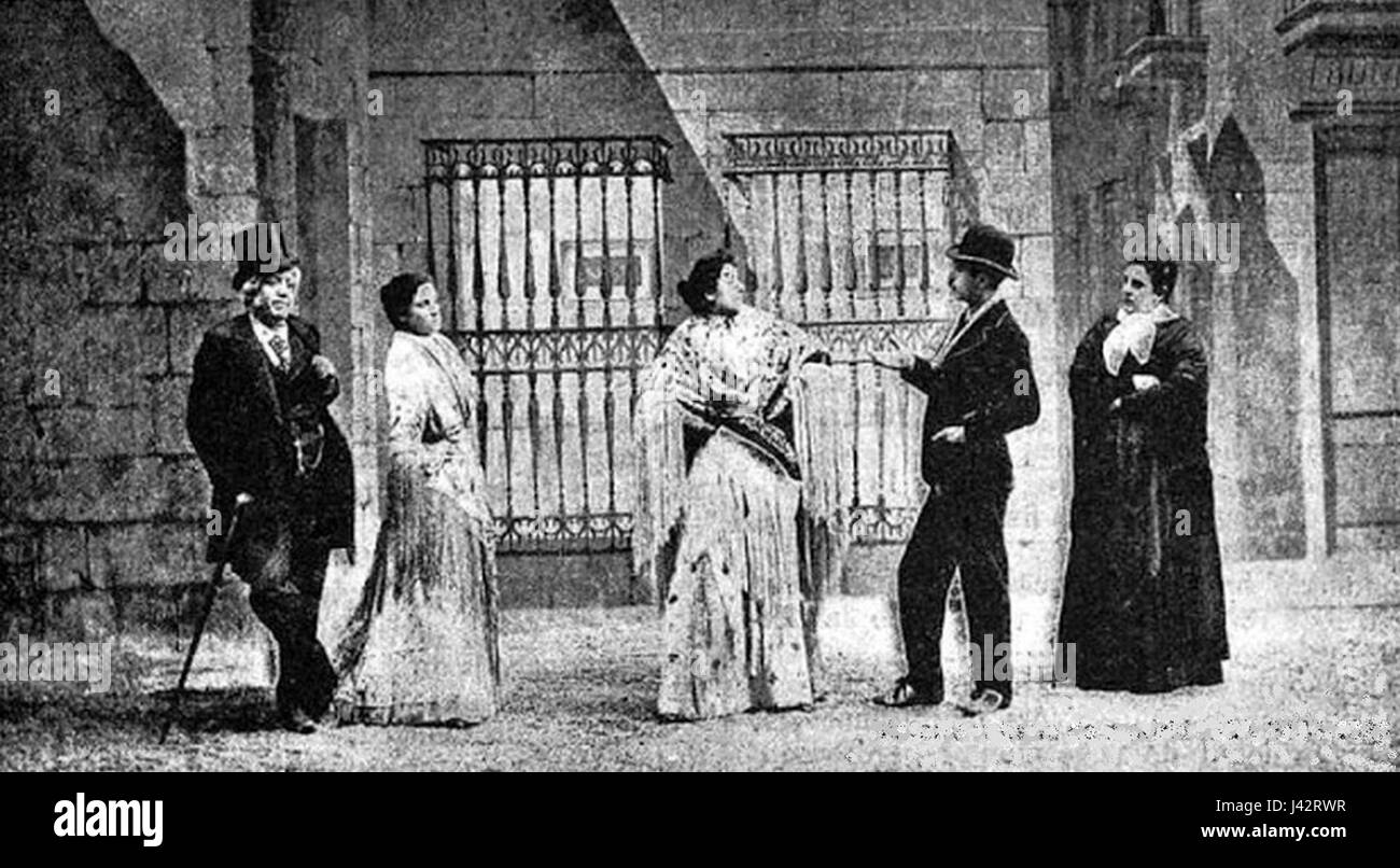 'La Verbena de la Paloma' est une zarzuela espagnole célèbre de TomÃ¡s BretÃ³n, représentant la vie des gens ordinaires à Madrid. Audouard 2 peut faire référence à une version ou interprétation particulière de la performance. Banque D'Images