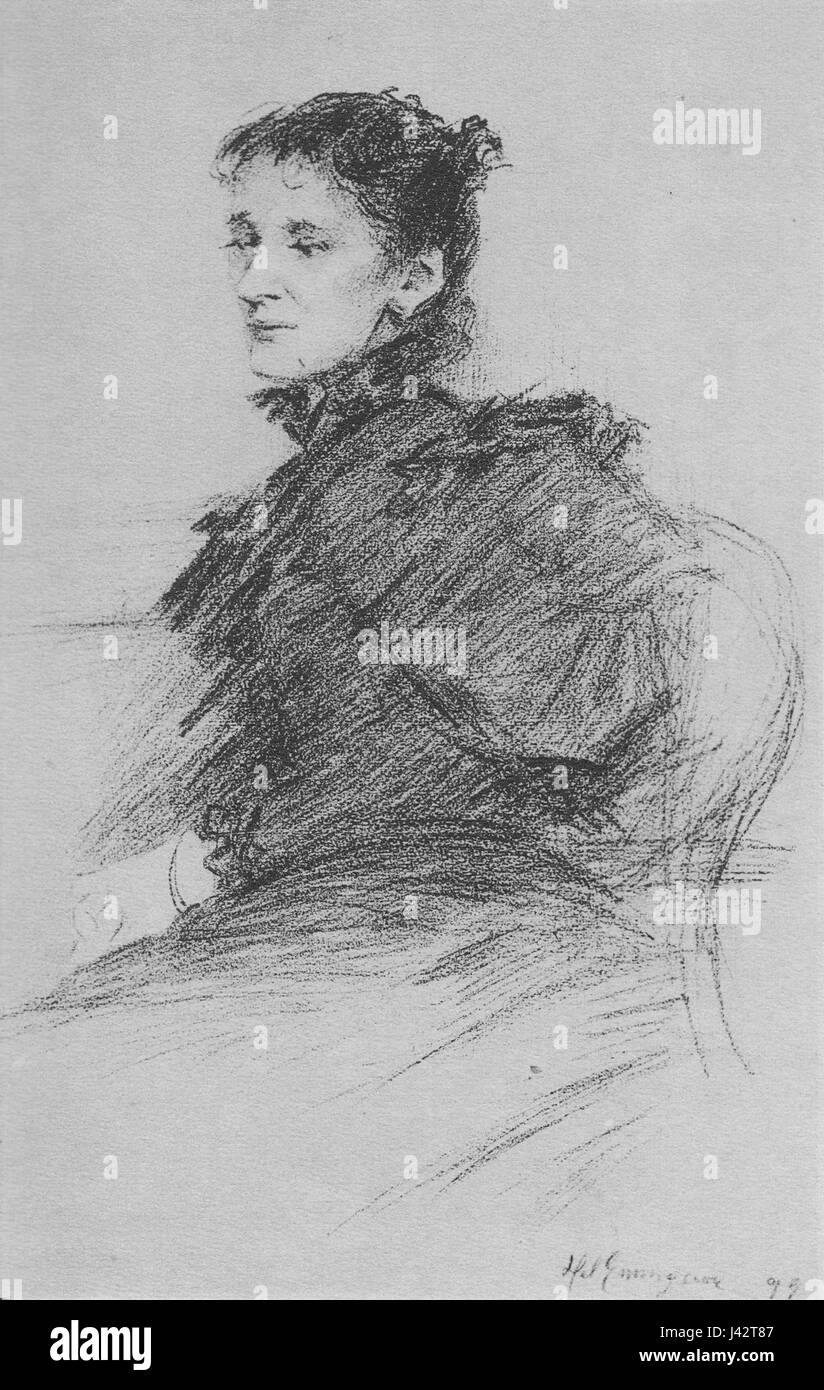 Cette photographie capture Marie Kalasova, prise par la photographe Emingerova. L'image met en valeur le portrait du sujet, mettant en valeur l'art et l'importance historique de la photographie du début du XXe siècle. Banque D'Images