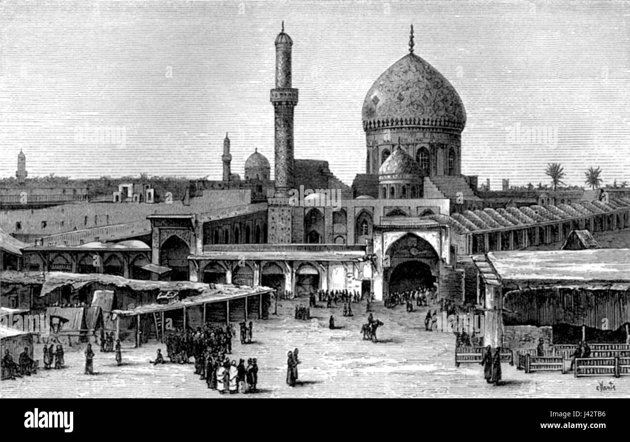 Place du marché de Bagdad Banque D'Images