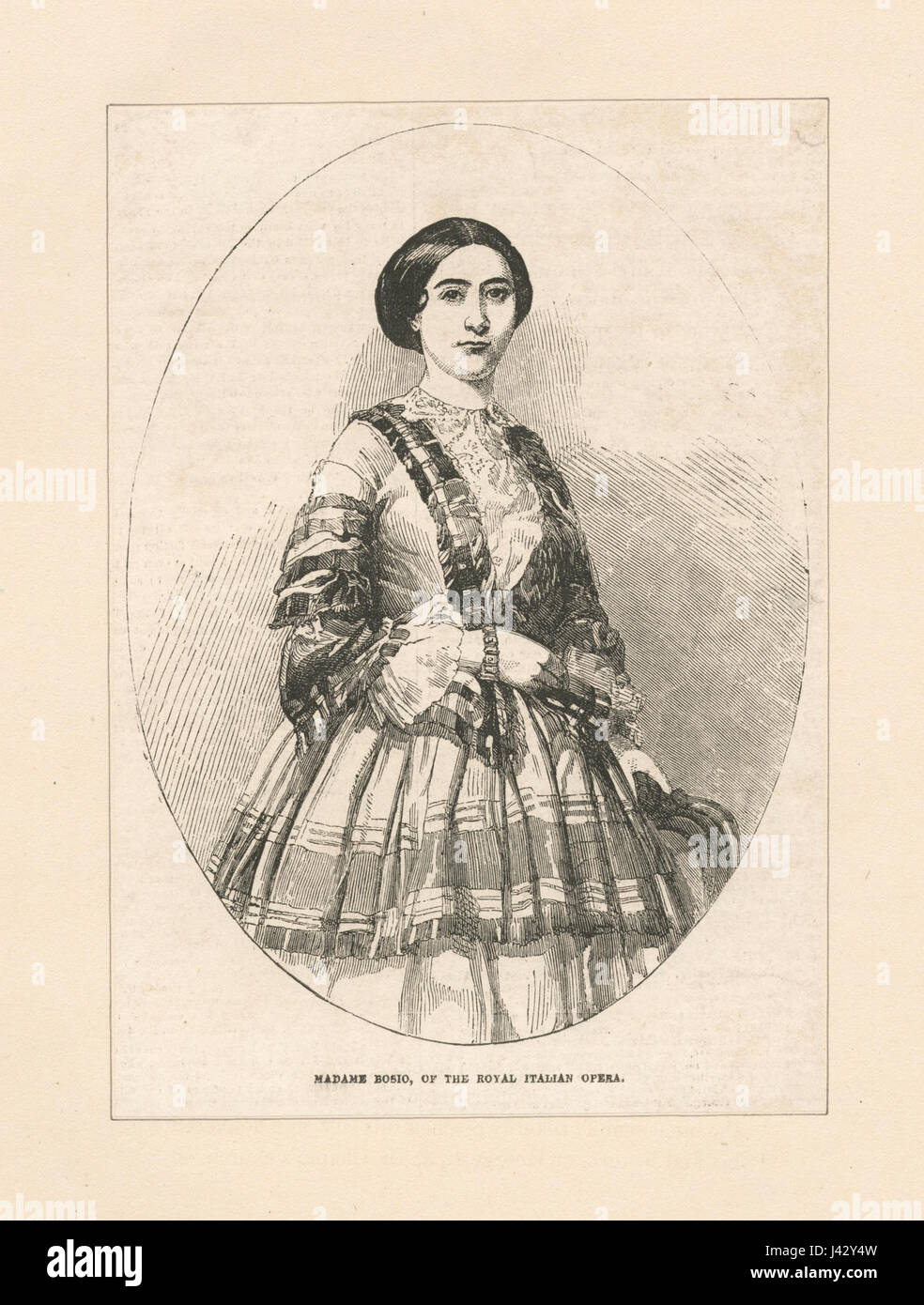 Madame Bosio du Royal Italian Opera (NYPL Hadès 165408 EM11568) Banque D'Images