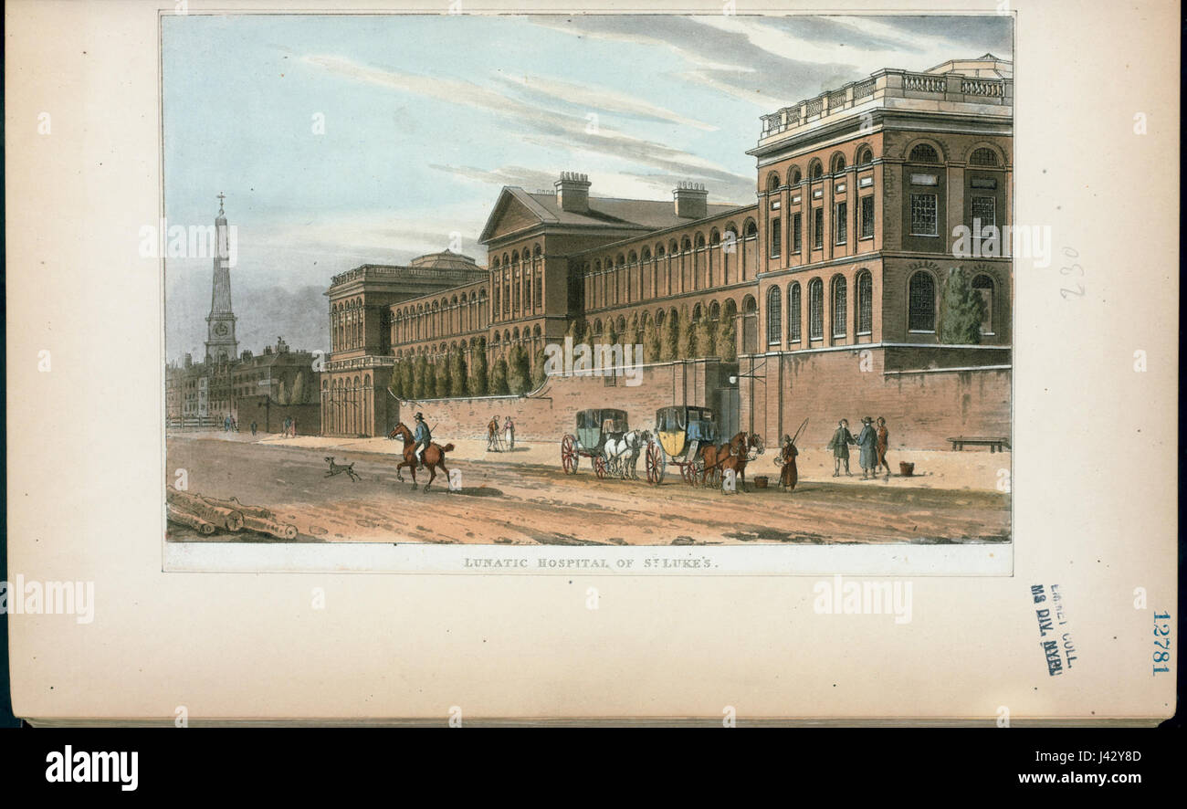 Fou de l'hôpital Saint Luke's (NYPL Hadès 255344431255) Banque D'Images