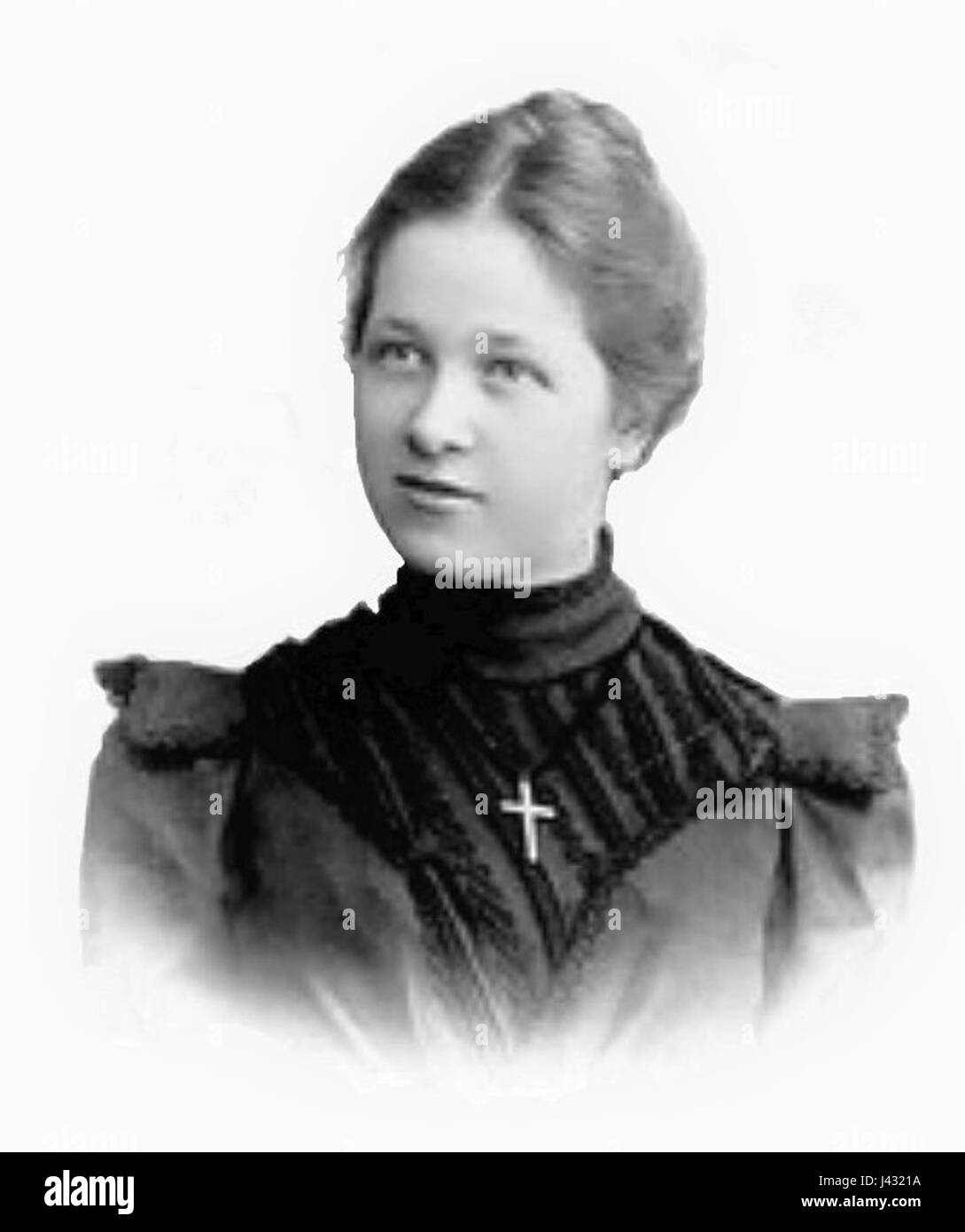 Marie sous vers 1903 par Max Meixner de Reval (Tallinn) Banque D'Images