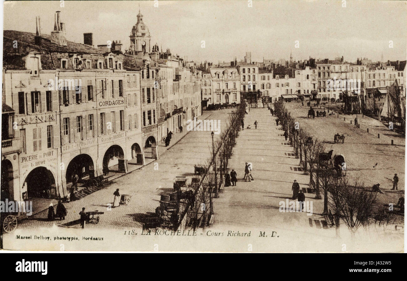 Mappa di la rochelle Banque de photographies et d’images à haute