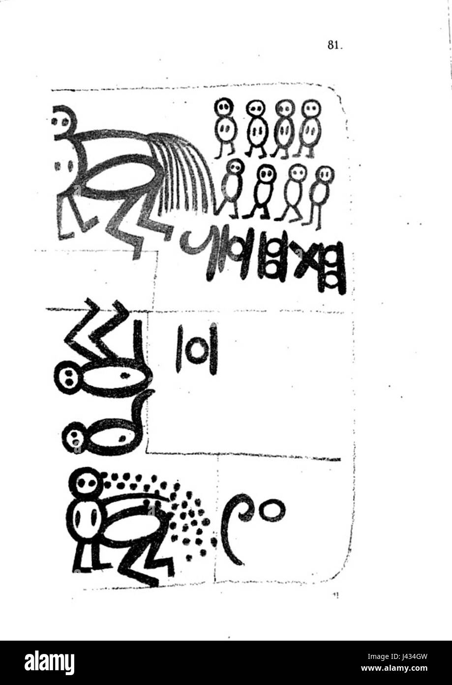 Le Livre des sauvages est un manuscrit historique qui offre une représentation des peuples indigènes, reflétant les perspectives européennes de l'époque. La page 8 donne un aperçu des interprétations et représentations culturelles des populations autochtones. Banque D'Images