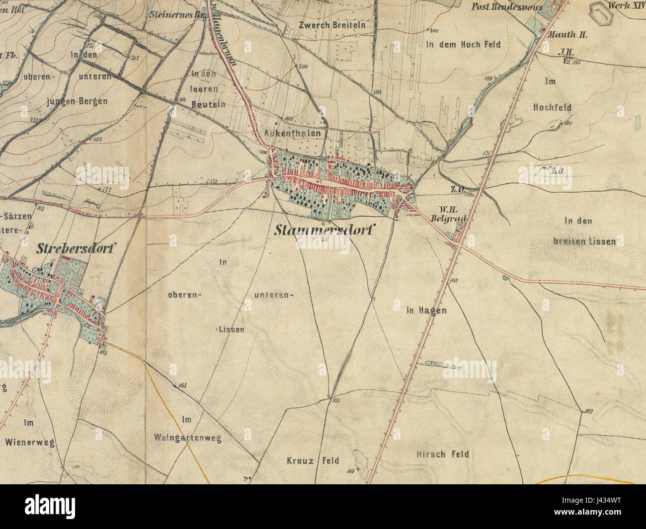 LA3 1872 Stammersdorf Banque D'Images