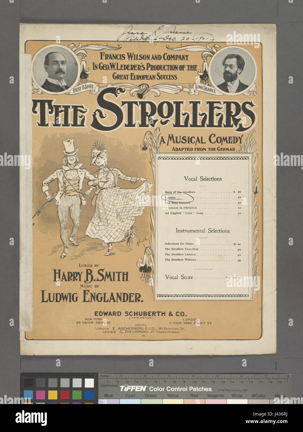 Le titre fait référence à un livre ou un article spécifique de la collection de la Bibliothèque publique de New York, intitulé Loretta, avec un code de référence (Hadès 1929114 1990387). Il se rapporte à une œuvre cataloguée conservée au NYPL. Banque D'Images