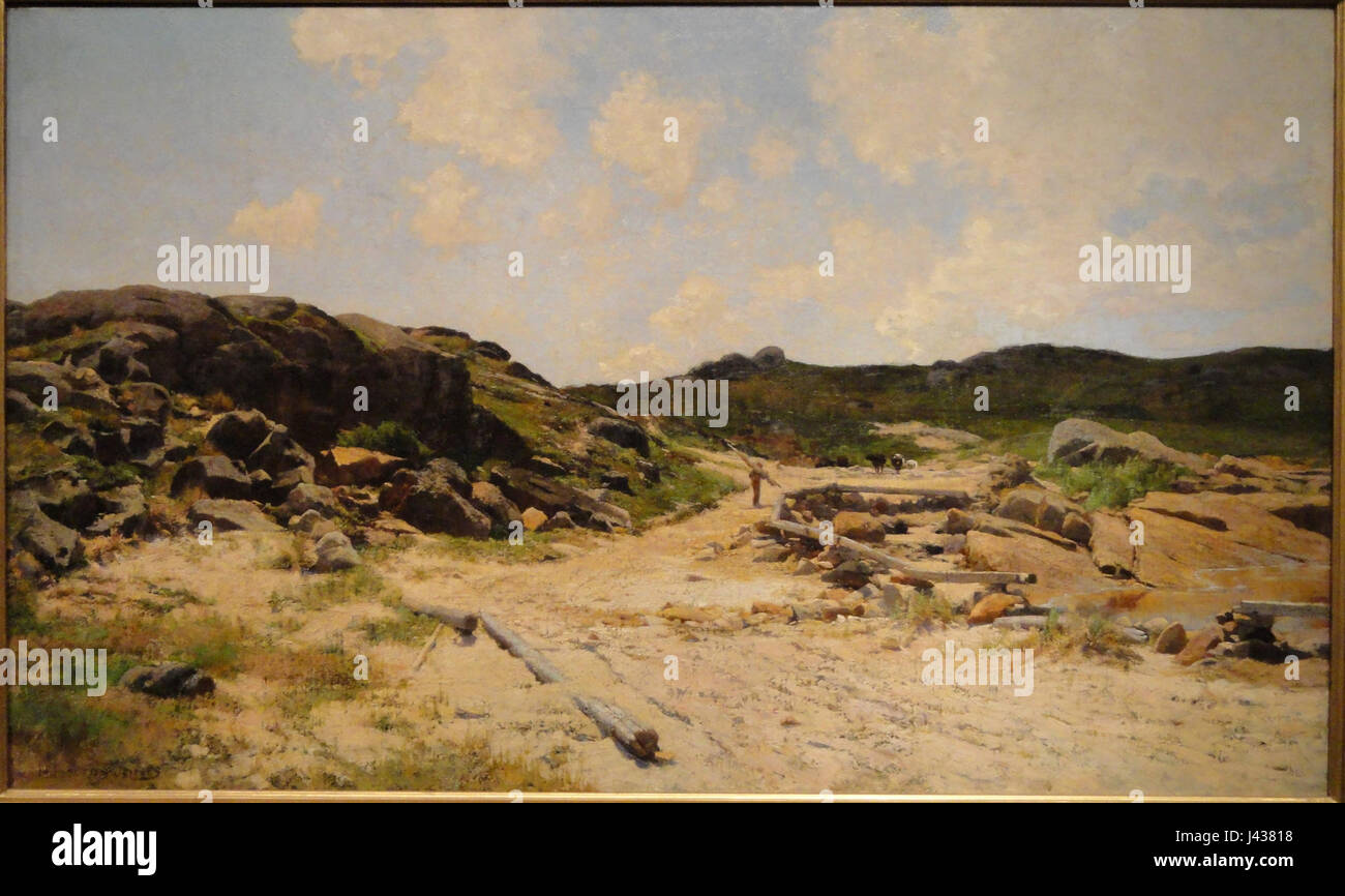 Lighthouse Beach, Annisquam, vers 1887, par H. Bolton Jones SAAM DSC00853 Banque D'Images