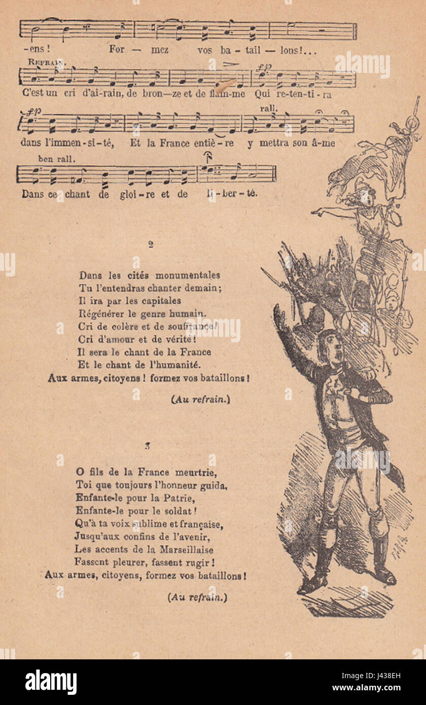 Le reve de Rouget de Lisle (2) Banque D'Images