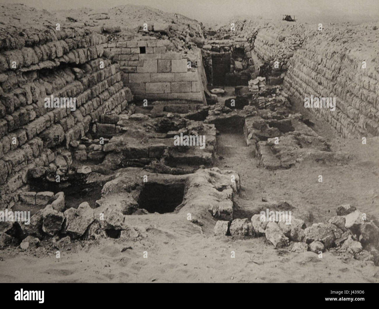 Mastaba 1 Kaninisut Banque D'Images