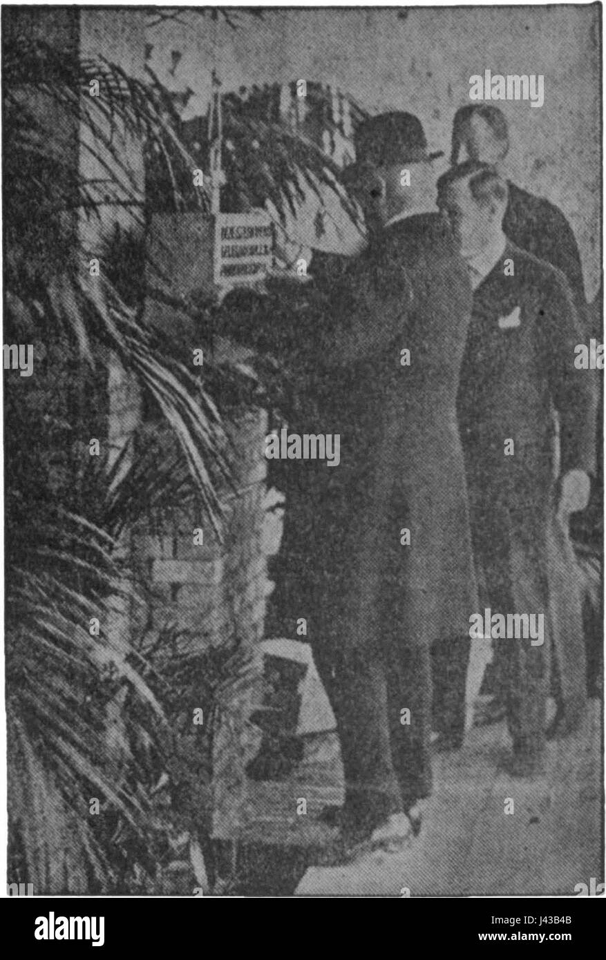 Poser la première pierre pour le stade olympique Amsterdam 03 Banque D'Images