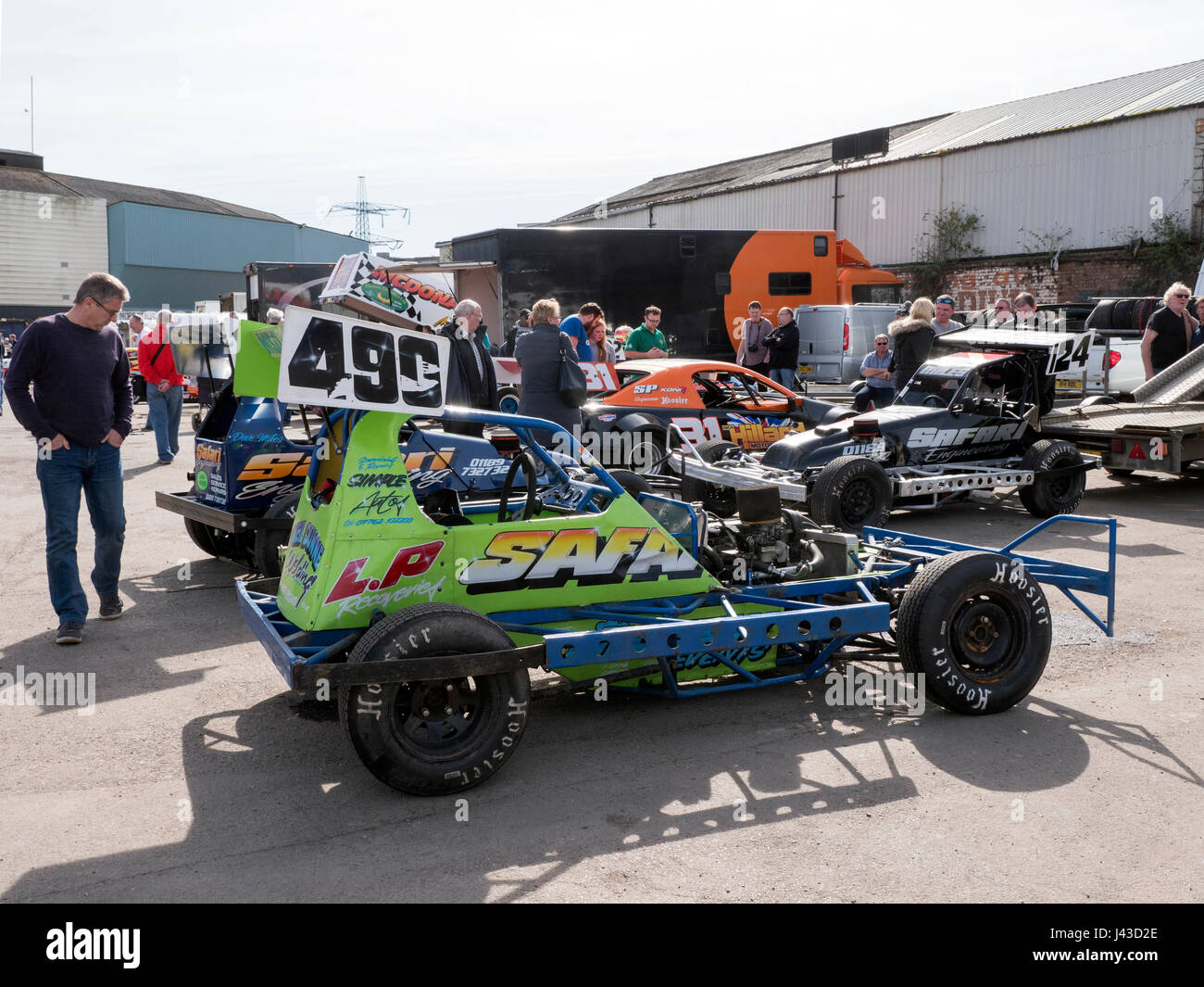 Stock car adieu rencontre à Wimbeldon Plough Lane stadium 26/3/2017 Banque D'Images