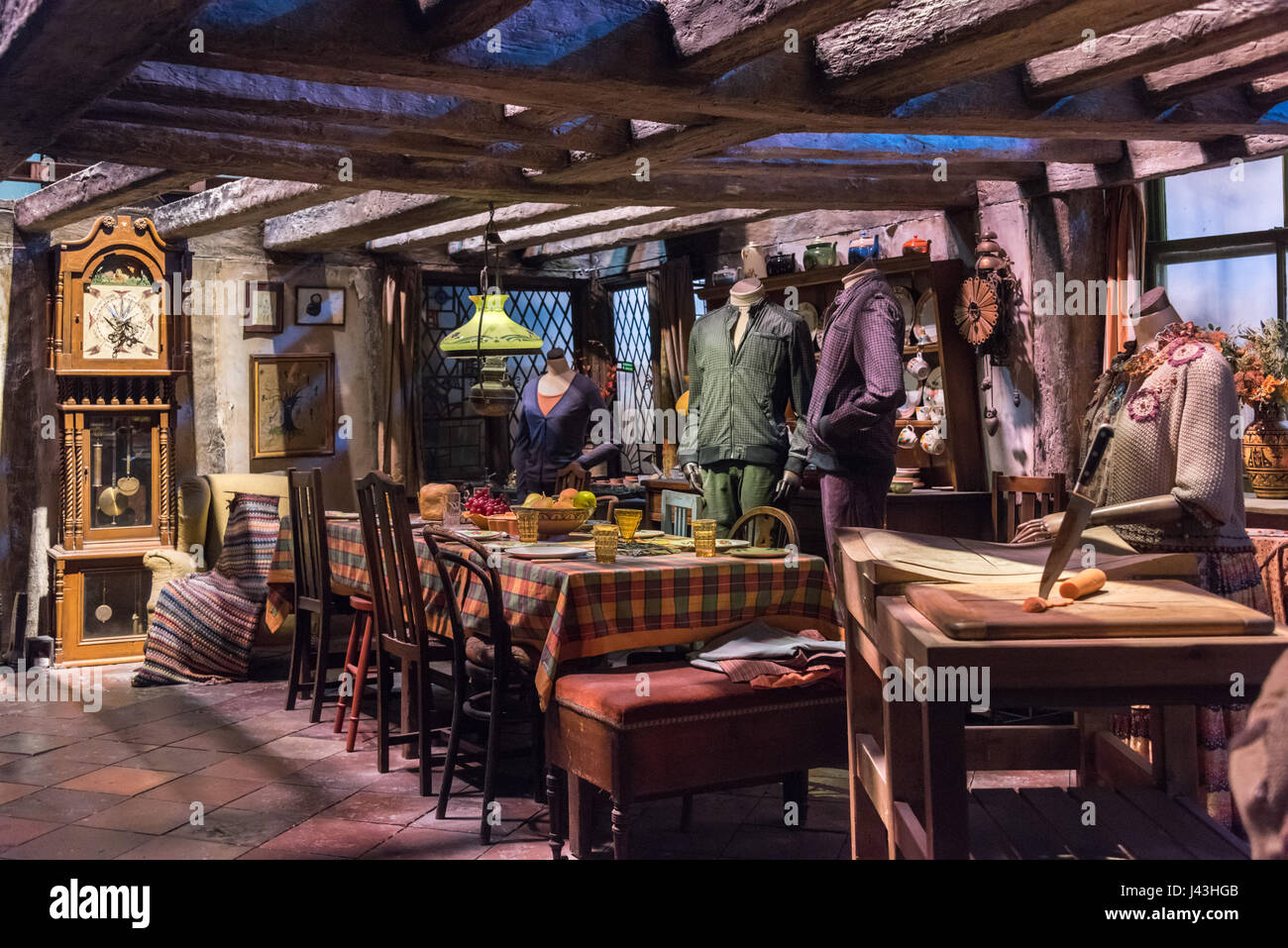 Le terrier, la maison des Weasley, de Harry Potter, Warner Bros Studio Tour
