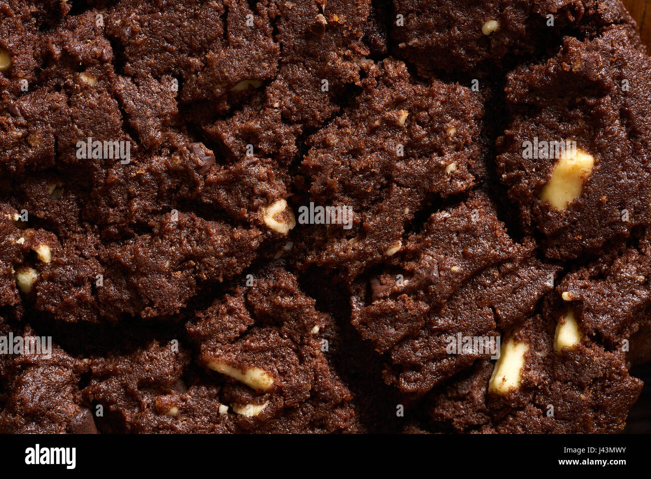 Biscuit chocolat close-up texture macro détail Banque D'Images