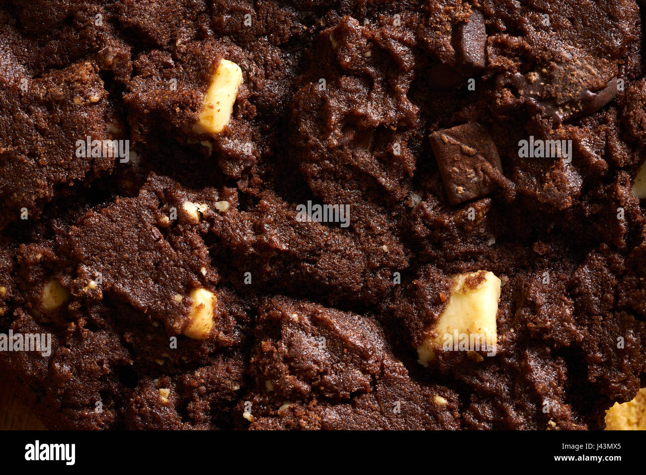 Biscuit chocolat close-up texture macro détail Banque D'Images